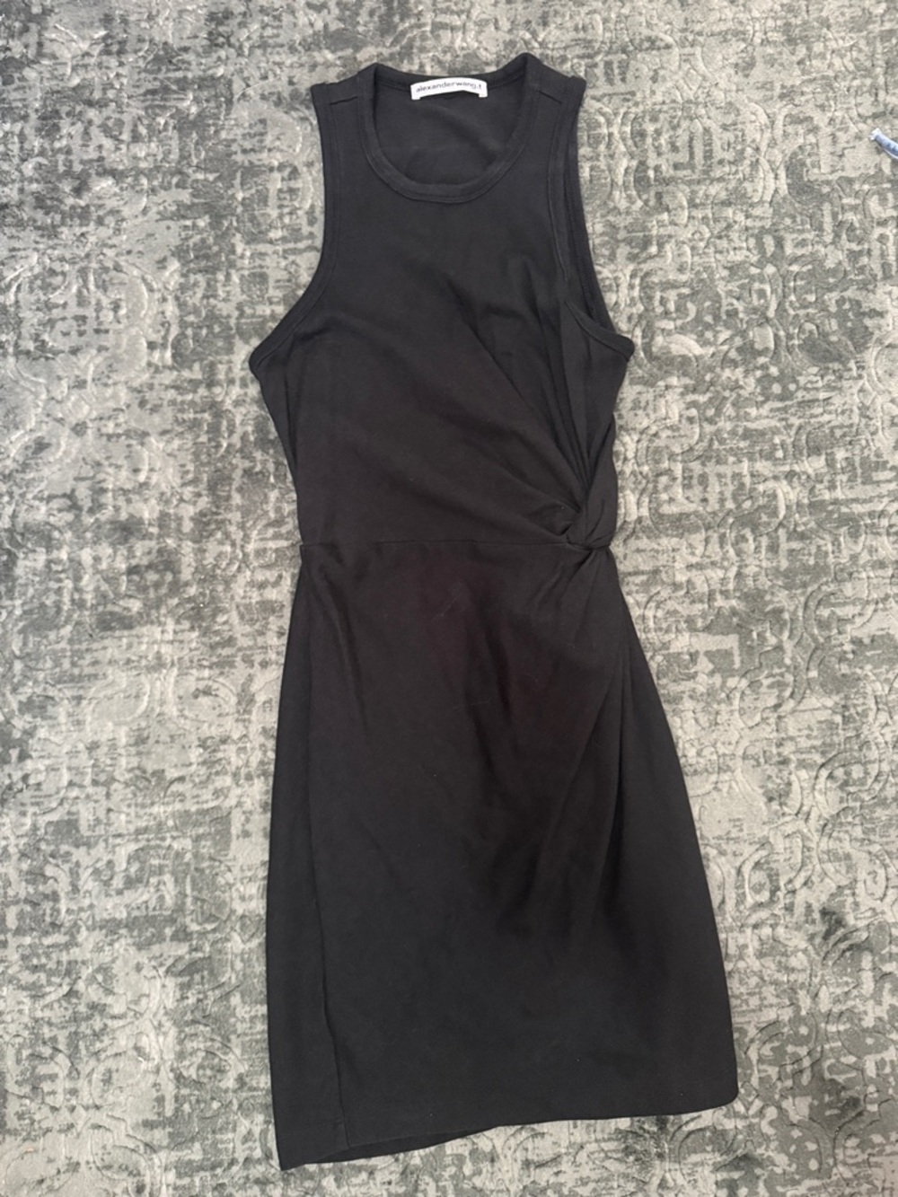 Alexander Wang WASH AND GO RUCHED COTTON-JERSEY MINI DRESS